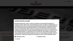 What Berenberg.de website looked like in 2020 (3 years ago)