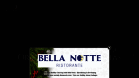 What Bellanotte.ca website looked like in 2020 (3 years ago)