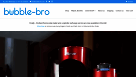 What Bubble-bro.com website looked like in 2020 (3 years ago)