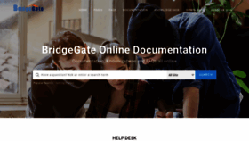 What Bridgegateintl.com website looked like in 2020 (3 years ago)