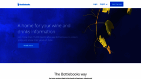 What Bottlebooks.me website looked like in 2020 (5 years ago)