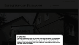 What Bestattungen-friemann.de website looked like in 2020 (3 years ago)
