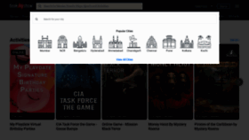 What Bookmyshow.com website looked like in 2020 (4 years ago)