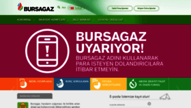 What Bursagaz.com website looked like in 2020 (3 years ago)