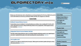 What Blpdirectory.info website looked like in 2020 (3 years ago)