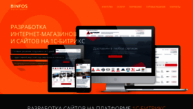 What Binfos.ru website looked like in 2020 (3 years ago)