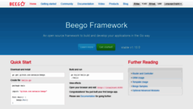 What Beego.me website looked like in 2020 (3 years ago)
