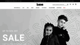 What Basefashion.co.uk website looked like in 2020 (3 years ago)