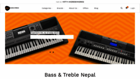 What Bassandtreble.shop website looked like in 2020 (3 years ago)