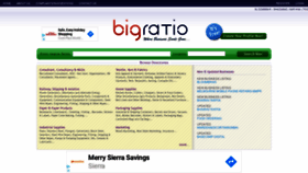 What Bigratio.com website looked like in 2020 (3 years ago)