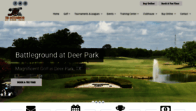 What Battlegroundgolfcourse.com website looked like in 2020 (3 years ago)