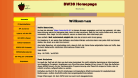What Bw38.de website looked like in 2020 (3 years ago)