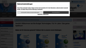 What Biobudget-shop.de website looked like in 2020 (5 years ago)
