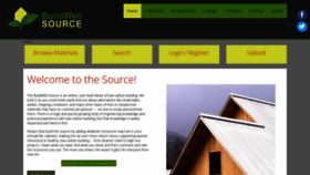 What Buildwellsource.org website looked like in 2020 (4 years ago)