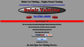 What Belair-services.co.uk website looked like in 2020 (3 years ago)