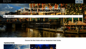 What Boutiquehotelsguides.com website looked like in 2020 (3 years ago)