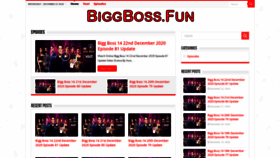 What Biggboss.fun website looked like in 2020 (3 years ago)