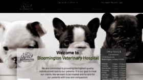What Bloomingtonvethospital.com website looked like in 2020 (3 years ago)