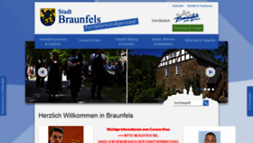 What Braunfels.de website looked like in 2020 (3 years ago)