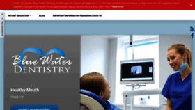 What Bluewaterdentistry.com website looked like in 2020 (3 years ago)