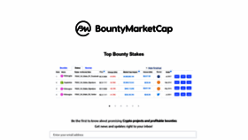 What Bountymarketcap.com website looked like in 2020 (3 years ago)