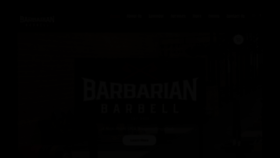 What Barbarianbarbell.com website looked like in 2020 (3 years ago)