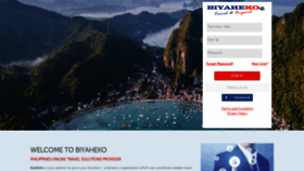 What Biyaheko.com website looked like in 2020 (3 years ago)