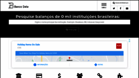 What Bancodata.com.br website looked like in 2020 (3 years ago)