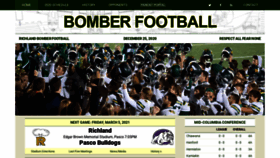 What Bomberfootball.org website looked like in 2020 (3 years ago)