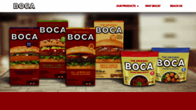 What Bocaburger.com website looked like in 2020 (3 years ago)