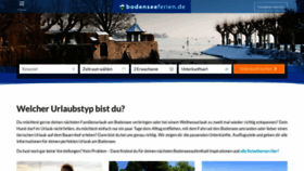 What Bodenseeferien.de website looked like in 2020 (3 years ago)