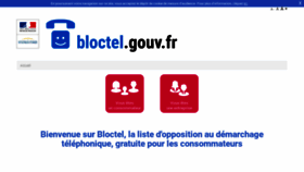 What Bloctel.fr website looked like in 2020 (3 years ago)