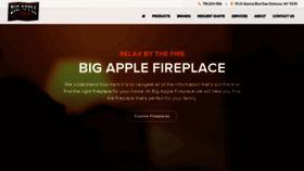What Bigapplefireplace.com website looked like in 2020 (3 years ago)