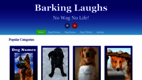 What Barkinglaughs.com website looked like in 2020 (3 years ago)