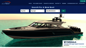 What Boattest.com website looked like in 2020 (3 years ago)