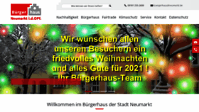 What Buergerhaus-neumarkt.de website looked like in 2020 (3 years ago)