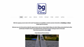 What Bgsailsanddesign.com website looked like in 2020 (3 years ago)