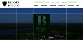 What Brooksschool.org website looked like in 2020 (3 years ago)