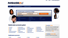 What Bedrijvengids24.nl website looked like in 2020 (3 years ago)