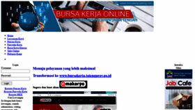 What Bursakerja-jateng.com website looked like in 2020 (3 years ago)