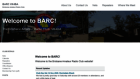 What Barcvk4ba.com.au website looked like in 2020 (3 years ago)