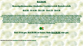 What Bagb.de website looked like in 2020 (3 years ago)