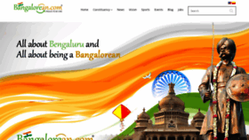 What Bangalorean.com website looked like in 2020 (3 years ago)