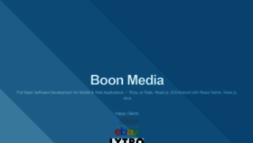What Boonmedia.com website looked like in 2020 (3 years ago)