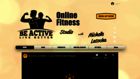 What Beactivelivebetter.com website looked like in 2020 (3 years ago)
