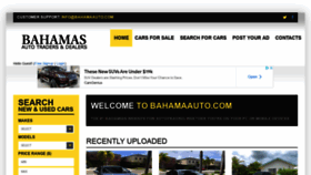 What Bahamaauto.com website looked like in 2020 (3 years ago)