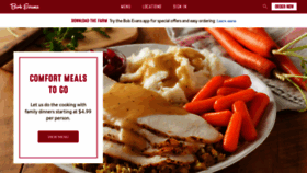 What Bobevansrestaurants.com website looked like in 2020 (3 years ago)
