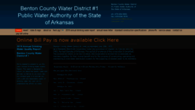 What Bentoncountywater.com website looked like in 2020 (3 years ago)