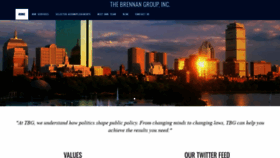 What Brennangroup.org website looked like in 2020 (3 years ago)