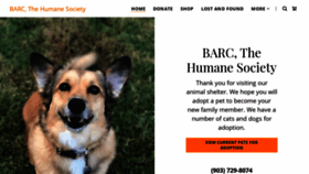 What Barctx.org website looked like in 2020 (3 years ago)